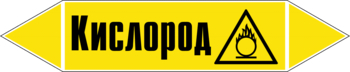 Маркировка трубопровода "кислород" (пленка, 716х148 мм) - Маркировка трубопроводов - Маркировки трубопроводов "ГАЗ" - Магазин охраны труда ИЗО Стиль